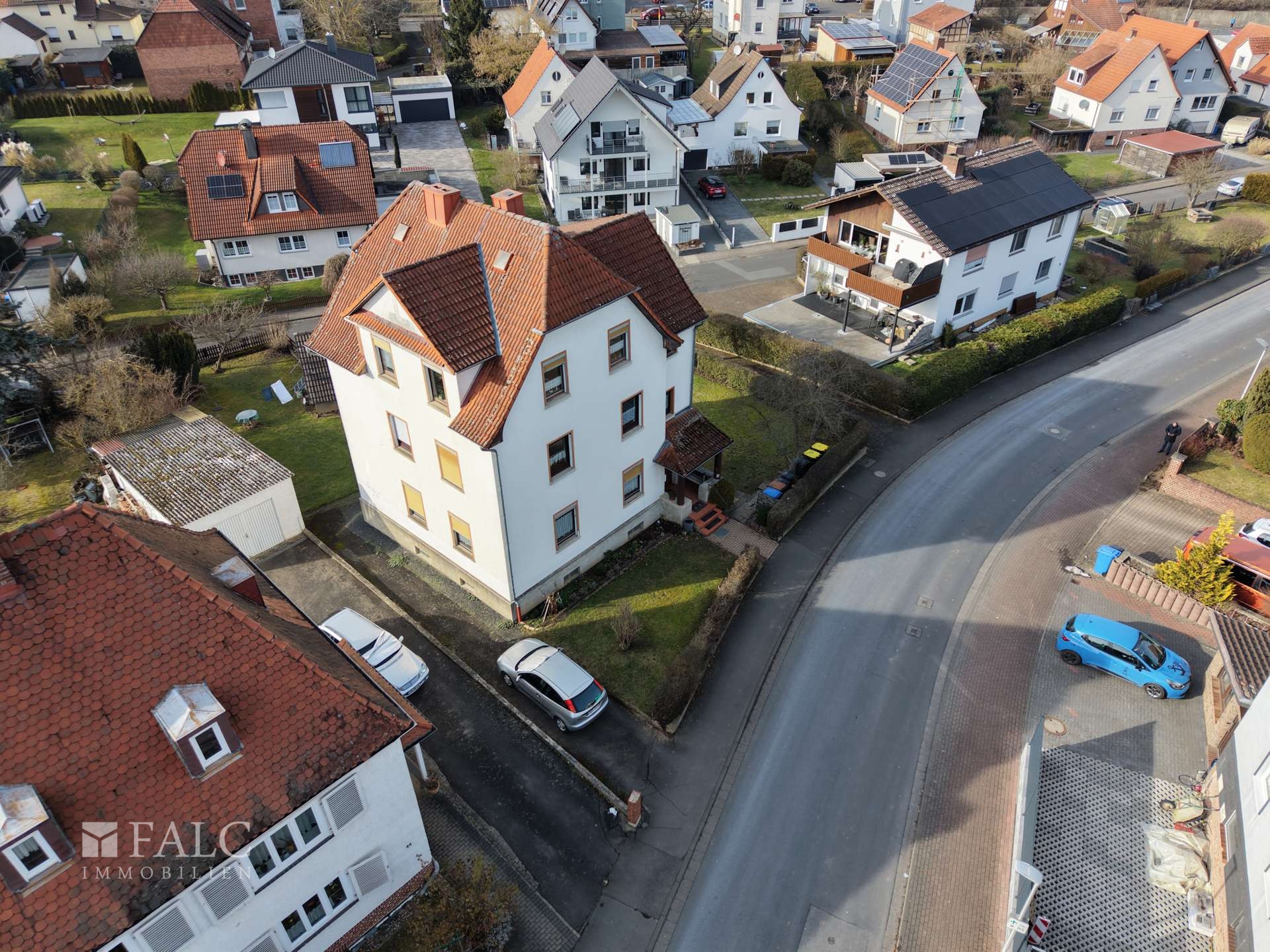 Haus linke Seite von oben
